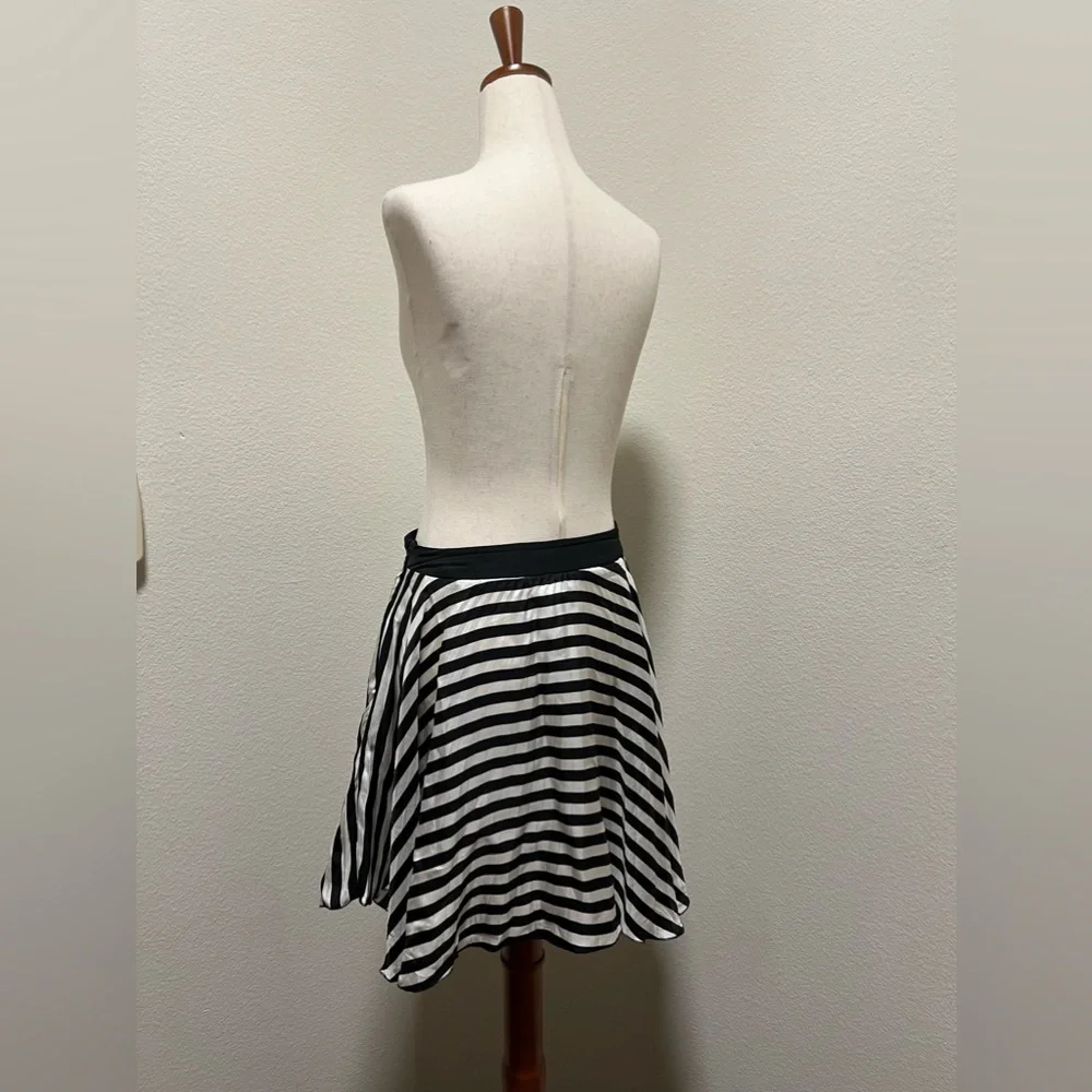 Elegant 100% Silk Fit & Flare Skirt - Picture 5 of 7